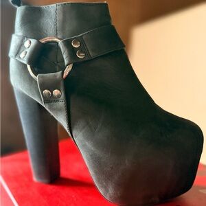 Jeffrey Campbell Platform Ankle Moto Boots